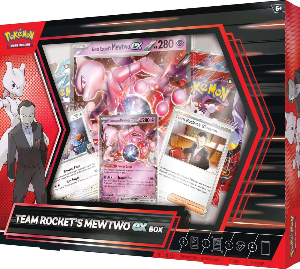 Caja Team Rocket’s Mewtwo ex Box